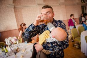 multitasking dad
