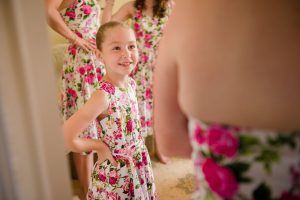 bridesmaids getting ready