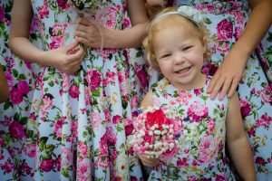 little flower girl posing