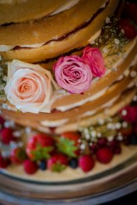 close up of the cake