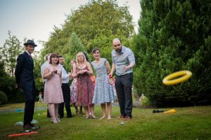 lawn games at Hoyle court