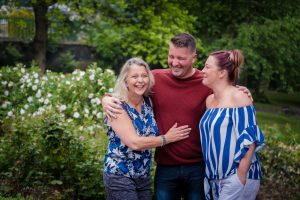 mum laughs with her children