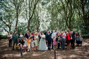 group photo wedding party