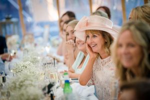 auntie laughs during the speeches