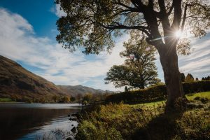 View across the lake from glenridding