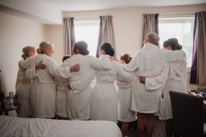 bridesmaid matching dressing gowns