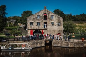 large group shot at Standedge visitors centre