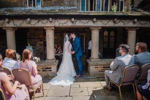 courtyard Holdsworth House Halifax wedding