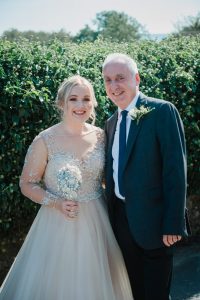 father and bride