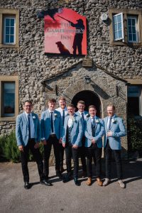 the groom and groomsmen