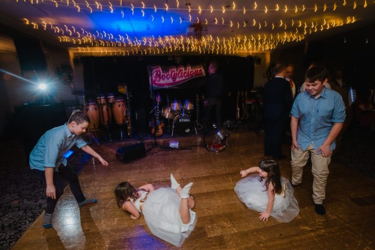 kids having fun on the dancefloor
