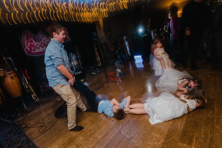 kids having fun on the dancefloor