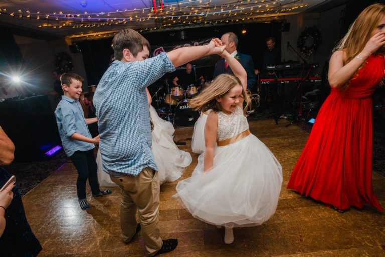 kids having fun on the dancefloor
