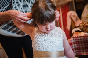 bridesmaids getting ready