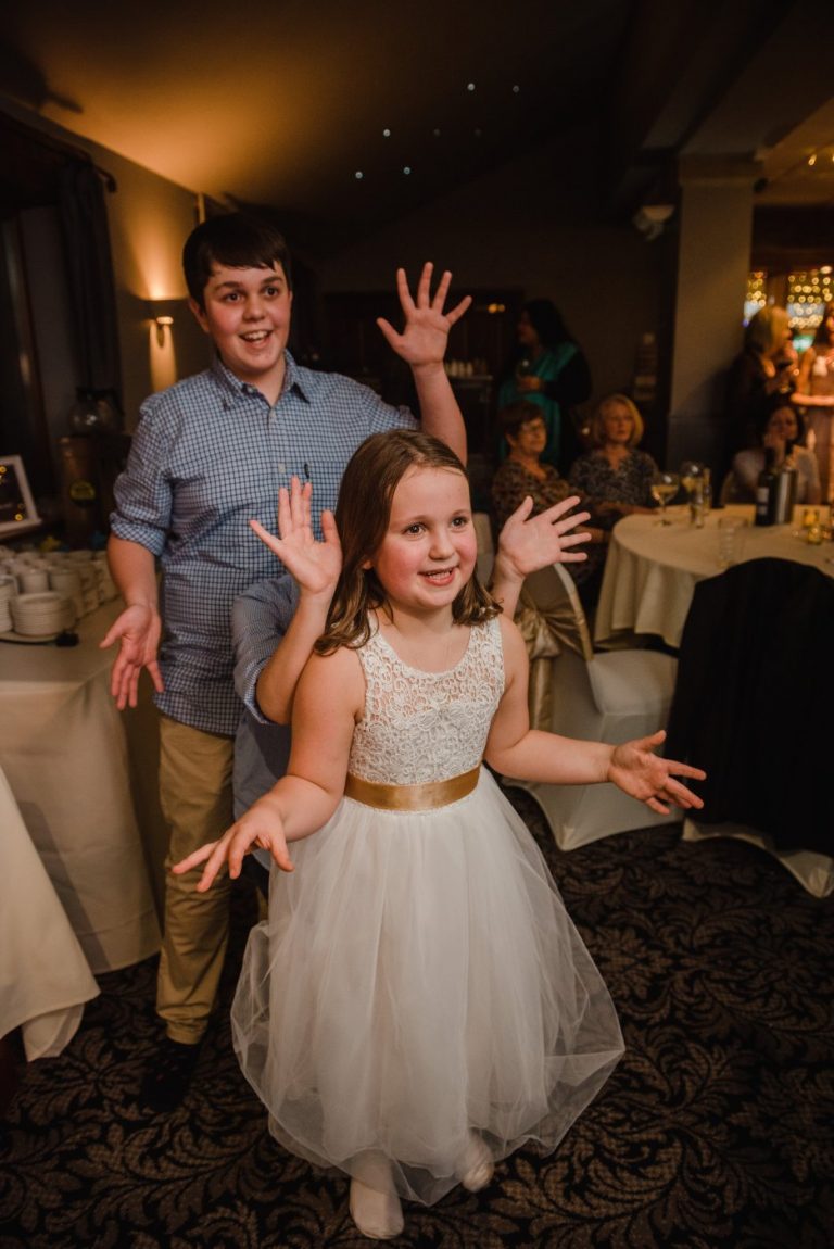 kids having fun on the dancefloor