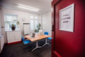 small meeting room in rentable building