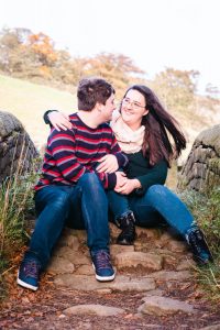 engaged couple at Eastergate