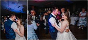 Couple on the dance floor at the Huntsman Inn